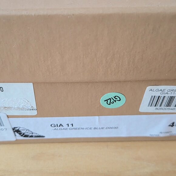 Gia Borghini Gia 11 Knotted Sandals Blue and Green Sz 40 - Picture 10 of 12